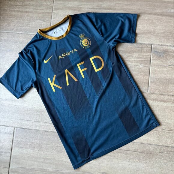 Al Nassr Jersey #7 Ronaldo - Size Medium - Nike Player Issue Kit - Picture 1 of 5